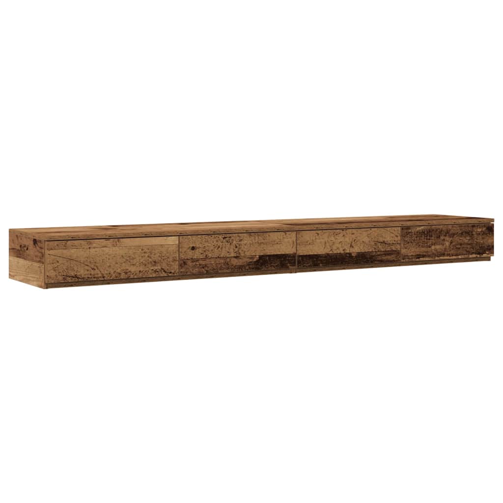 Cadre de lit avec rangement Bois ancien 236,5 x 180 x 31,5 cm - XIOS