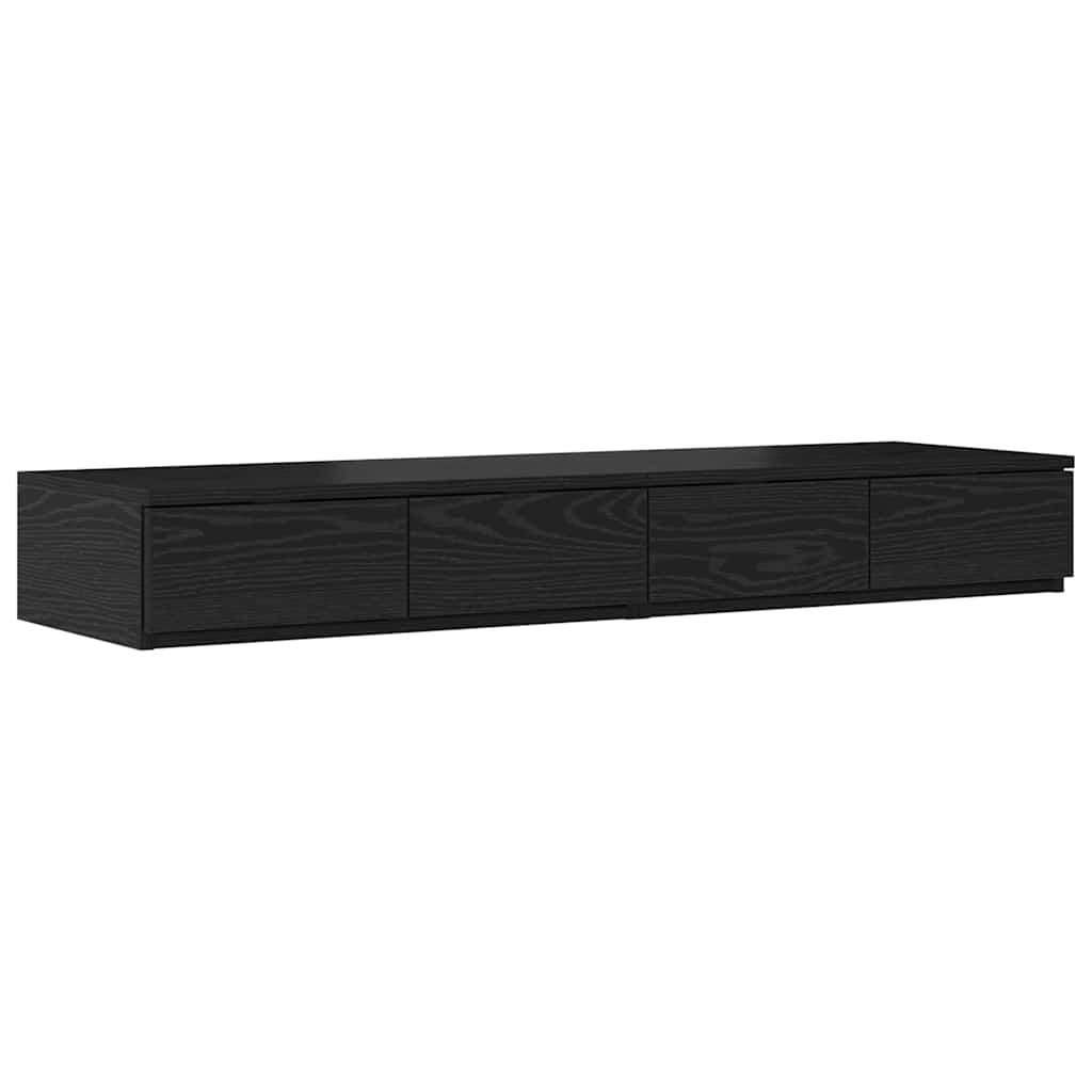 Cadre de lit avec rangement Chêne noir 226.5 x 120 x 31.5 cm - XIOS