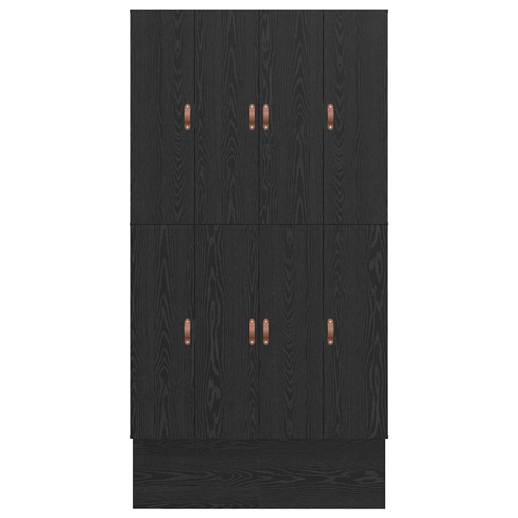 Cadre de lit avec rangement Chêne noir 226.5 x 120 x 31.5 cm - XIOS