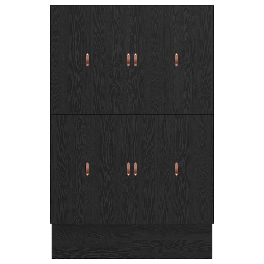 Cadre de lit avec rangement Chêne noir 226,5 x 140 x 31,5 cm - XIOS