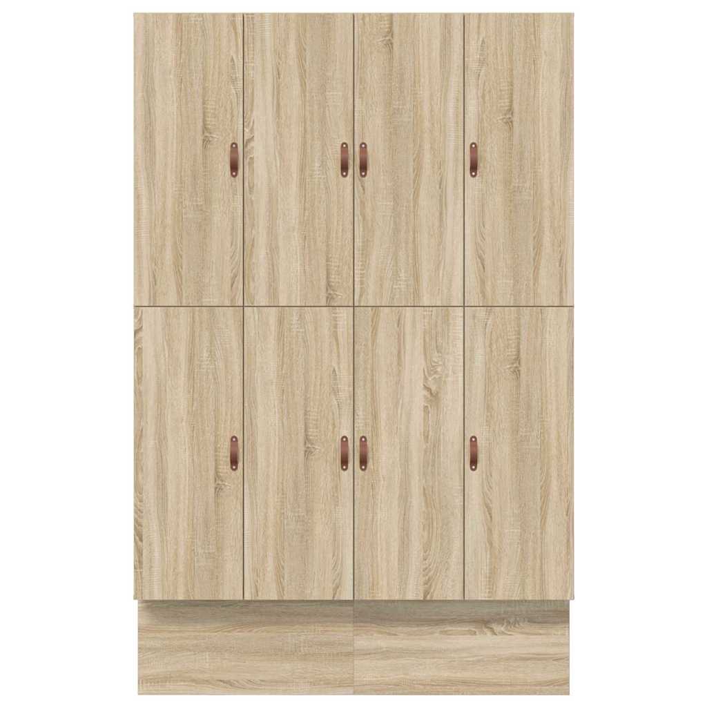 Cadre de lit avec rangement Chêne Sonoma 226.5 x 135 x 31.5 cm - XIOS