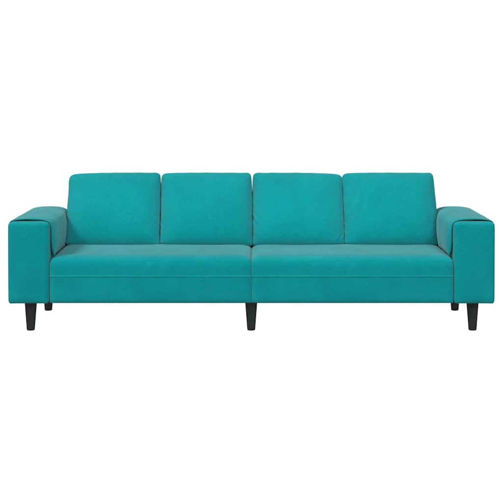 Ensemble de Canapés Turquoise Velours - XIOS