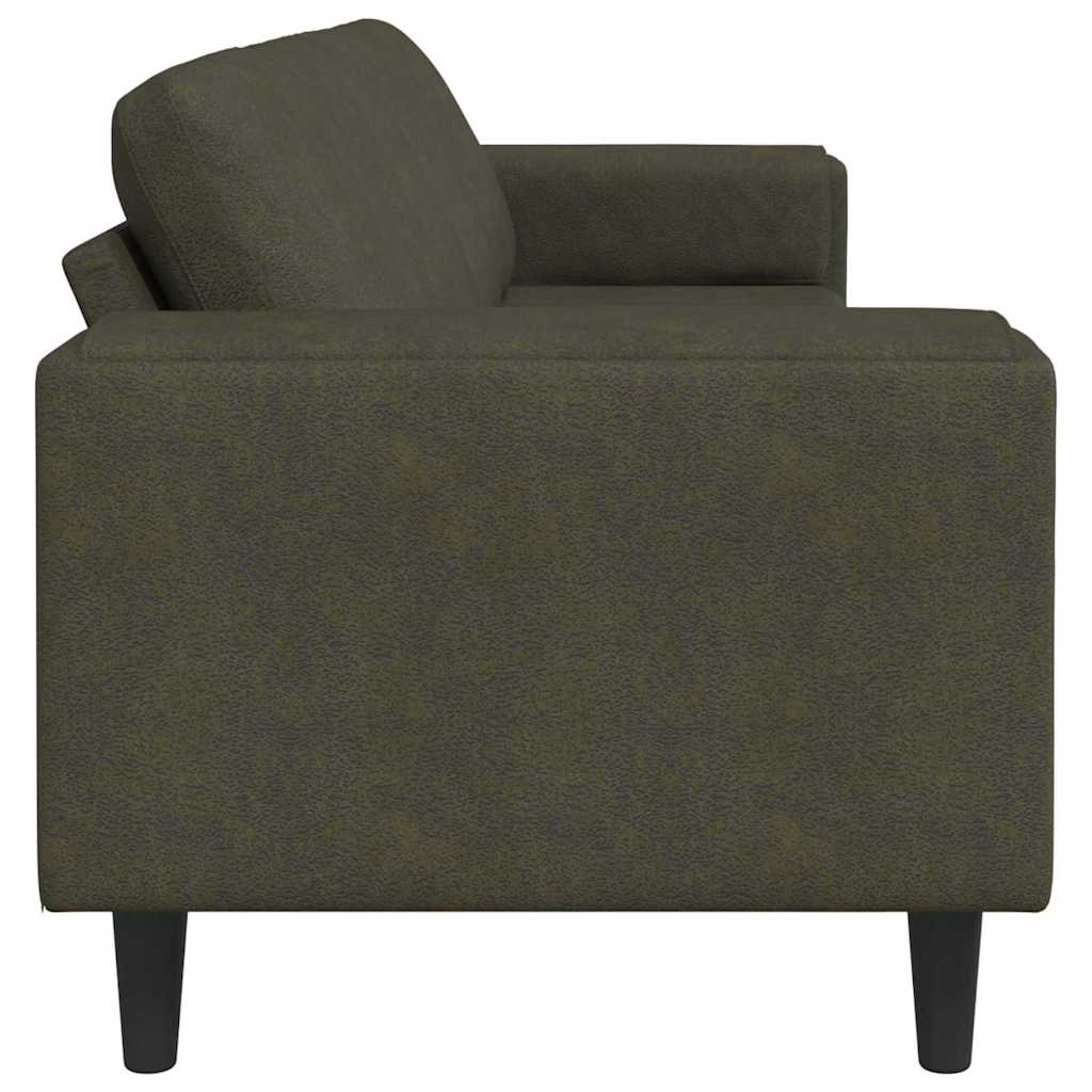 Ensemble de Canapés Vert armée Cuir suédé faux - XIOS