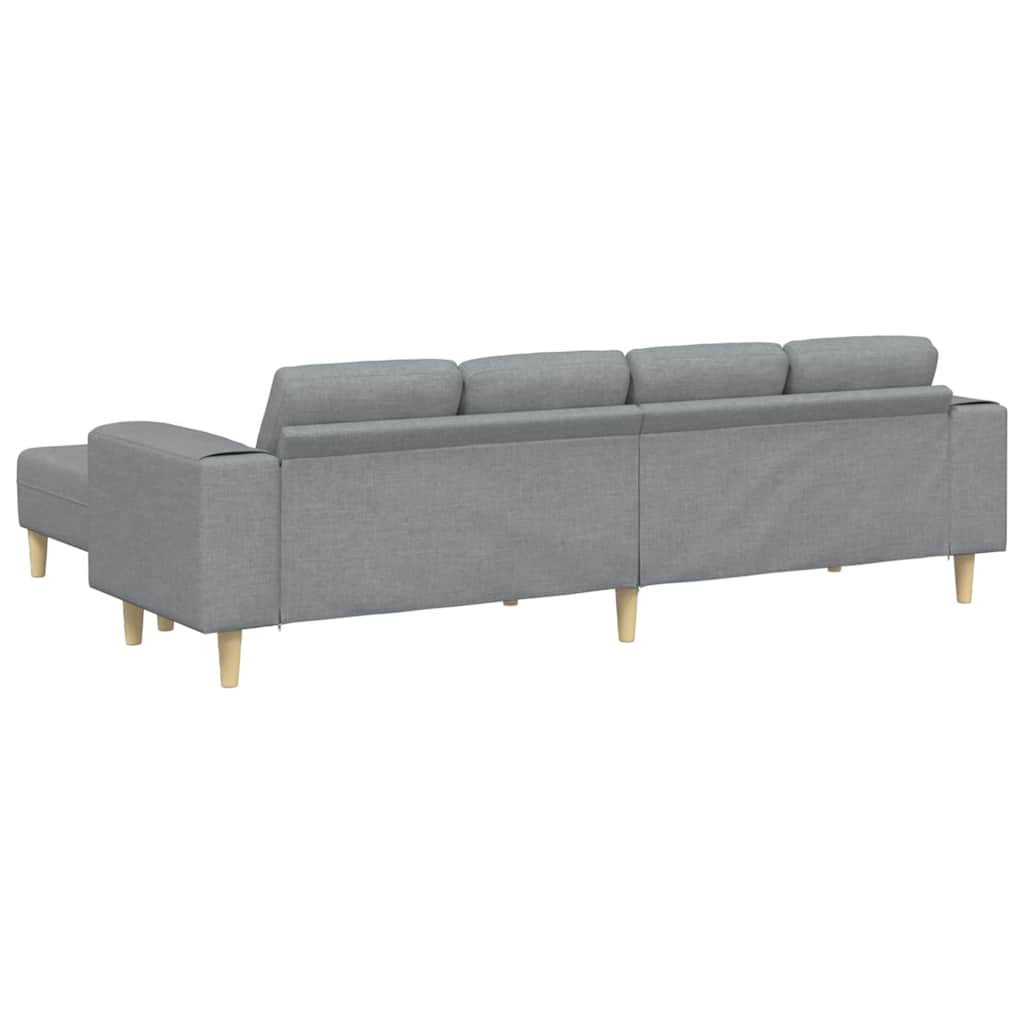 Ensemble de Canapés 3 pcs Gris clair tissu - XIOS
