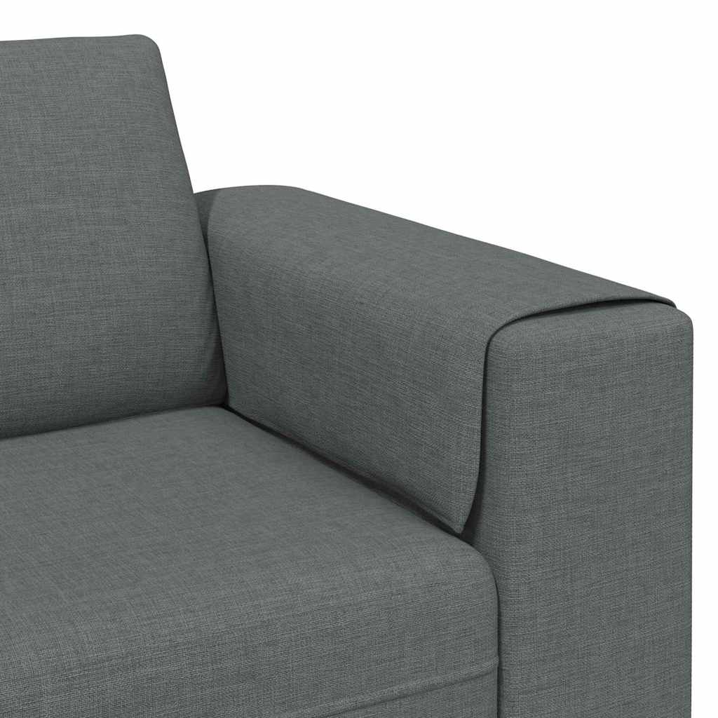 Ensemble de Canapés 3 pcs Gris foncé tissu - XIOS