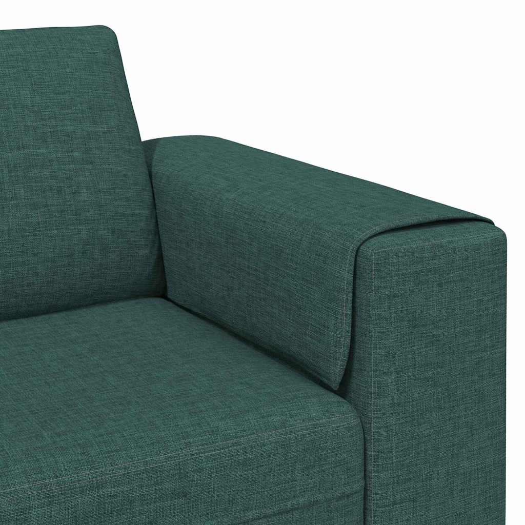 Ensemble de Canapés 3 pcs Vert foncé tissu - XIOS