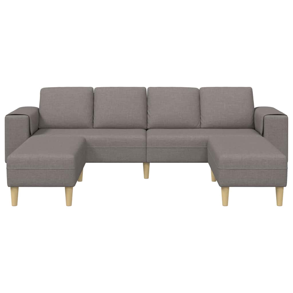 Ensemble de Canapés 3 pcs Taupe tissu - XIOS