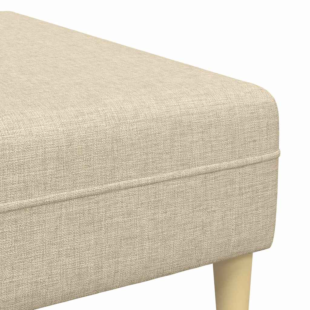 Ensemble de Canapés 3 pcs Crème tissu - XIOS
