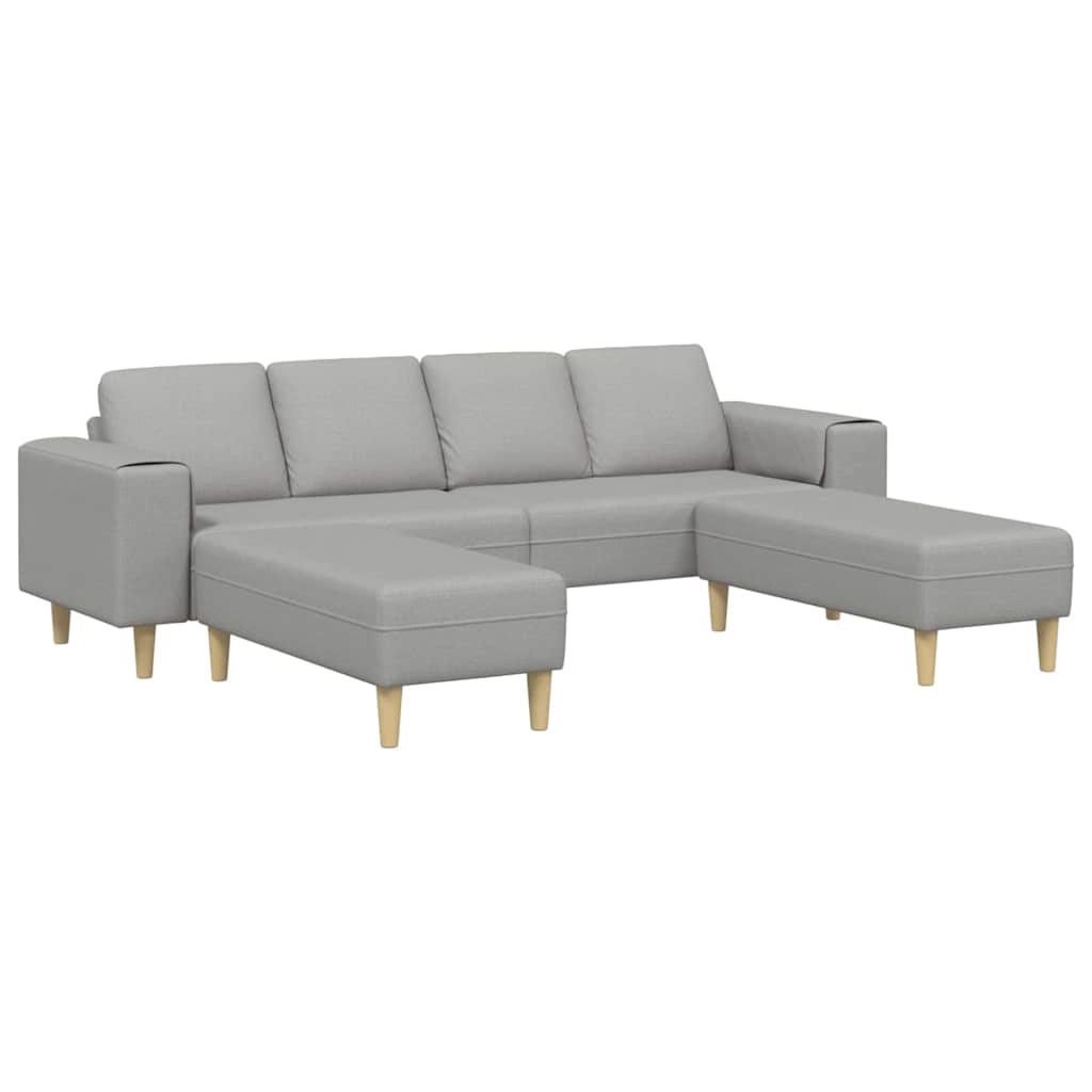 Ensemble de Canapés 3 pcs Gris nuage tissu