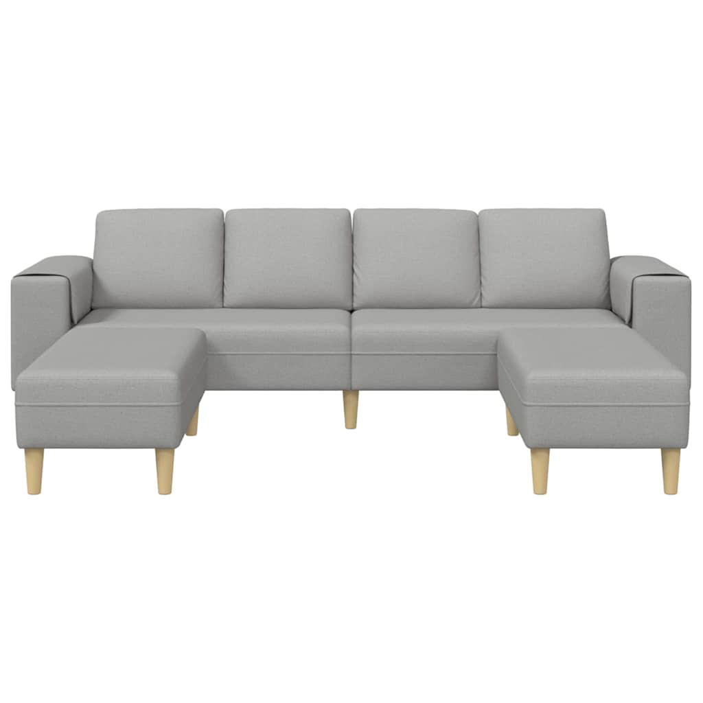 Ensemble de Canapés 3 pcs Gris nuage tissu - XIOS