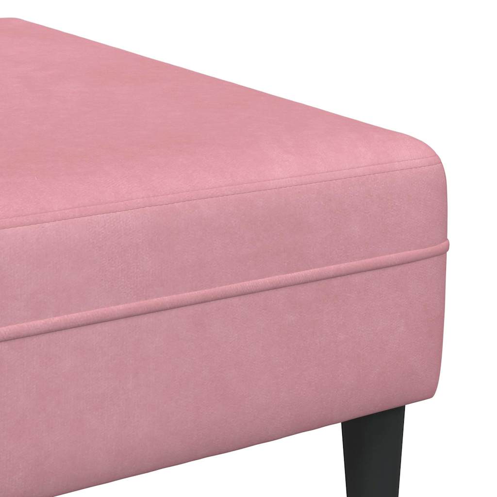 Ensemble de Canapés 3 pcs Rose Velours - XIOS