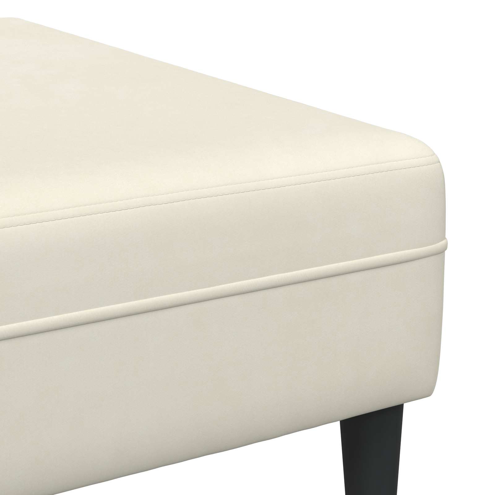 Canapé de salon 3 pcs Crème 250 x 188 x 76 cm - XIOS