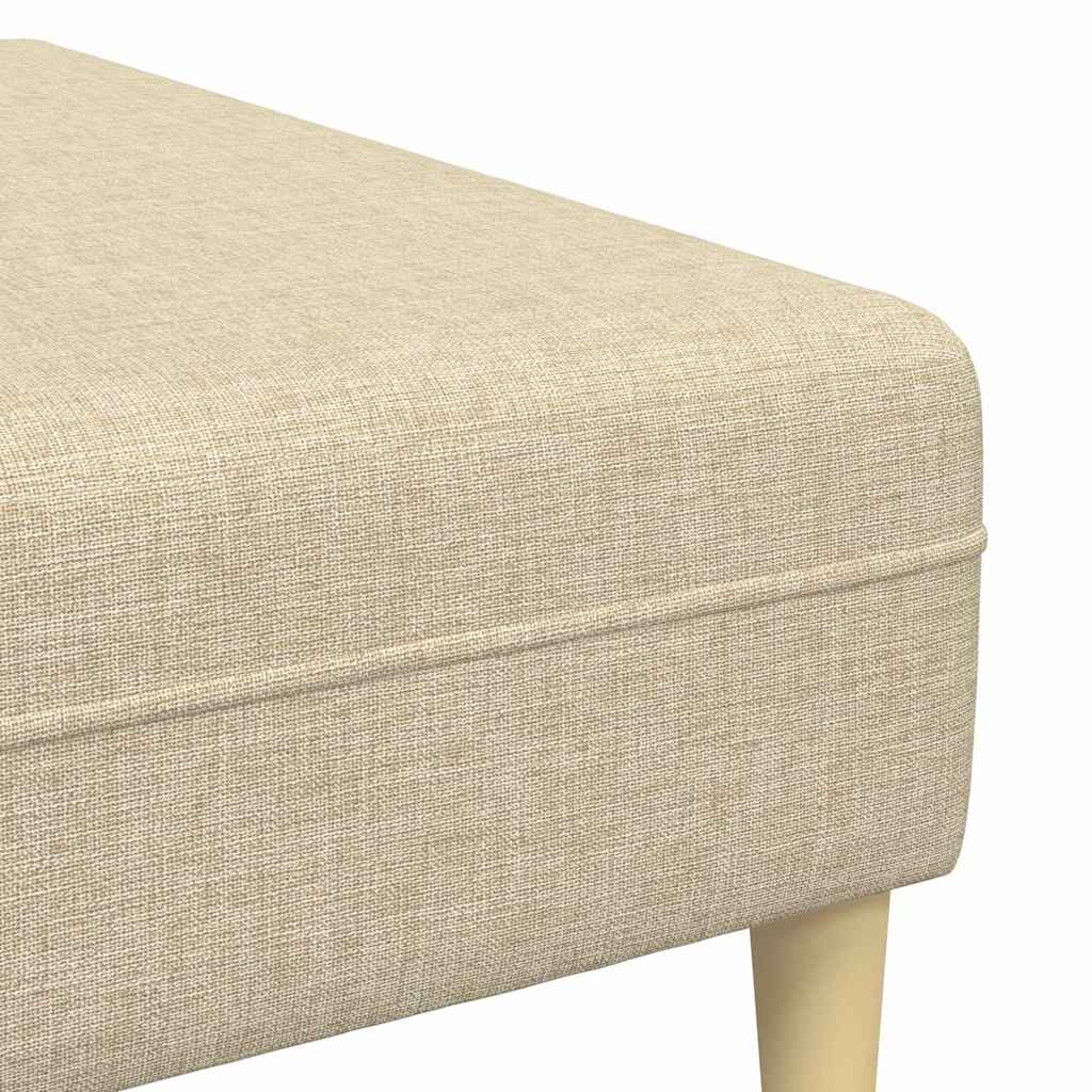 Sofa en tissu avec coussin Crème 208 cm tissu - XIOS