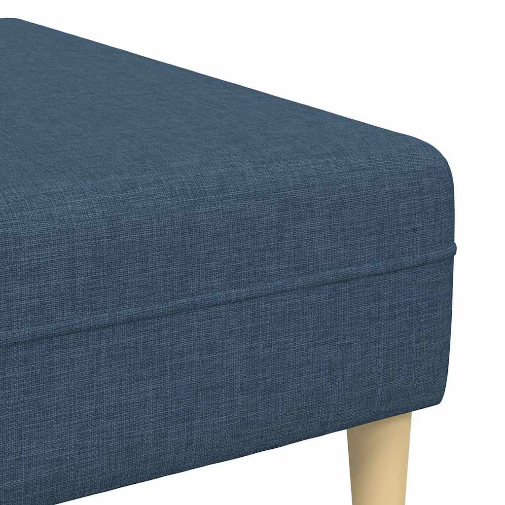 Sofa en tissu avec coussin Bleu 208 cm tissu - XIOS