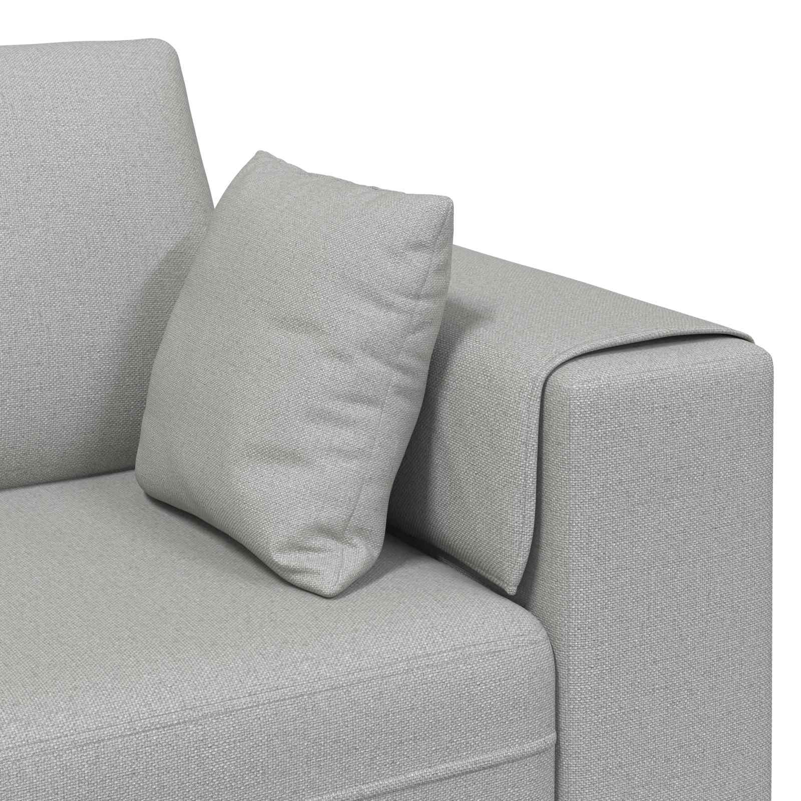 Canapé 3 pcs Gris nuage 250 x 188 x 76 cm tissu