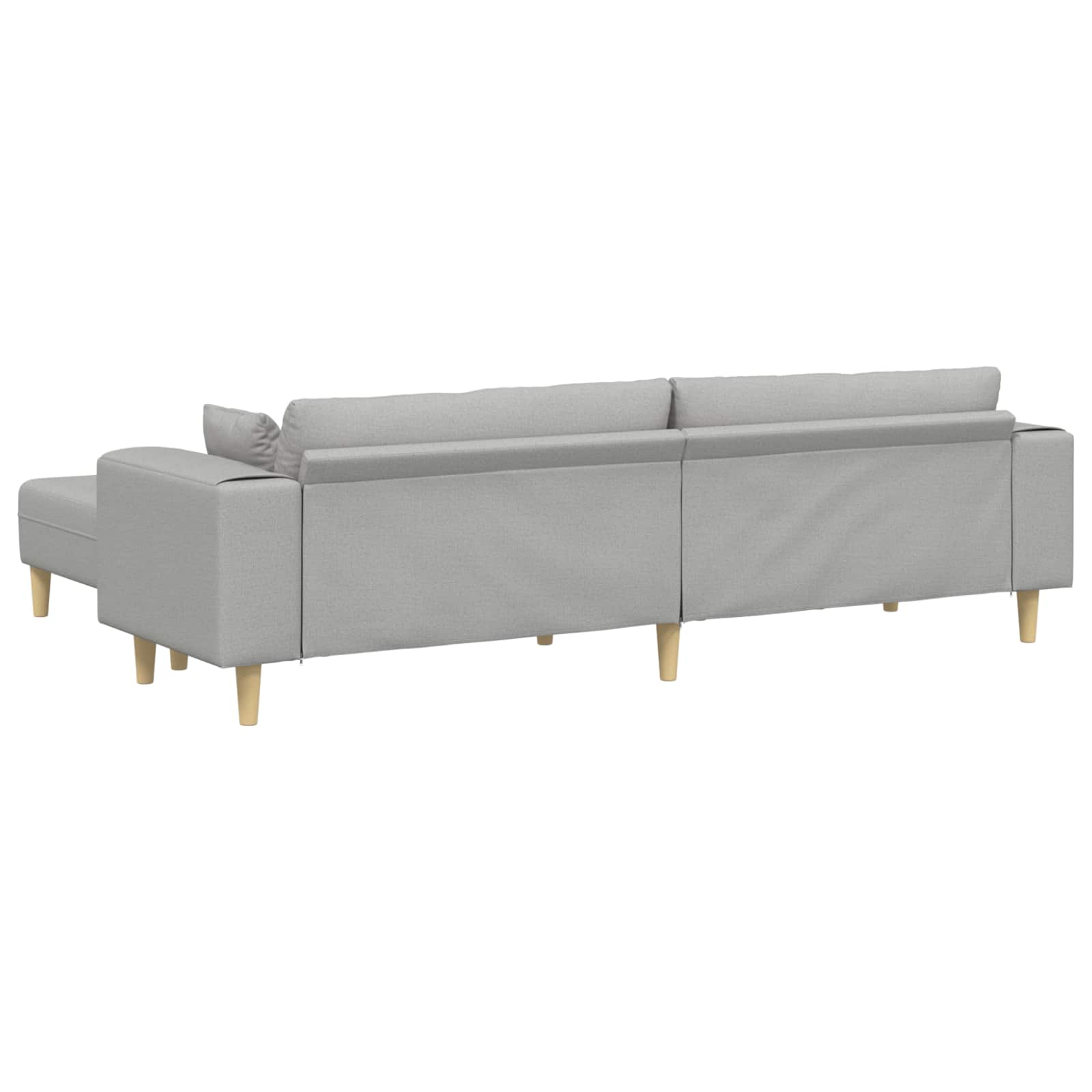 Canapé 3 pcs Gris nuage 250 x 188 x 76 cm tissu