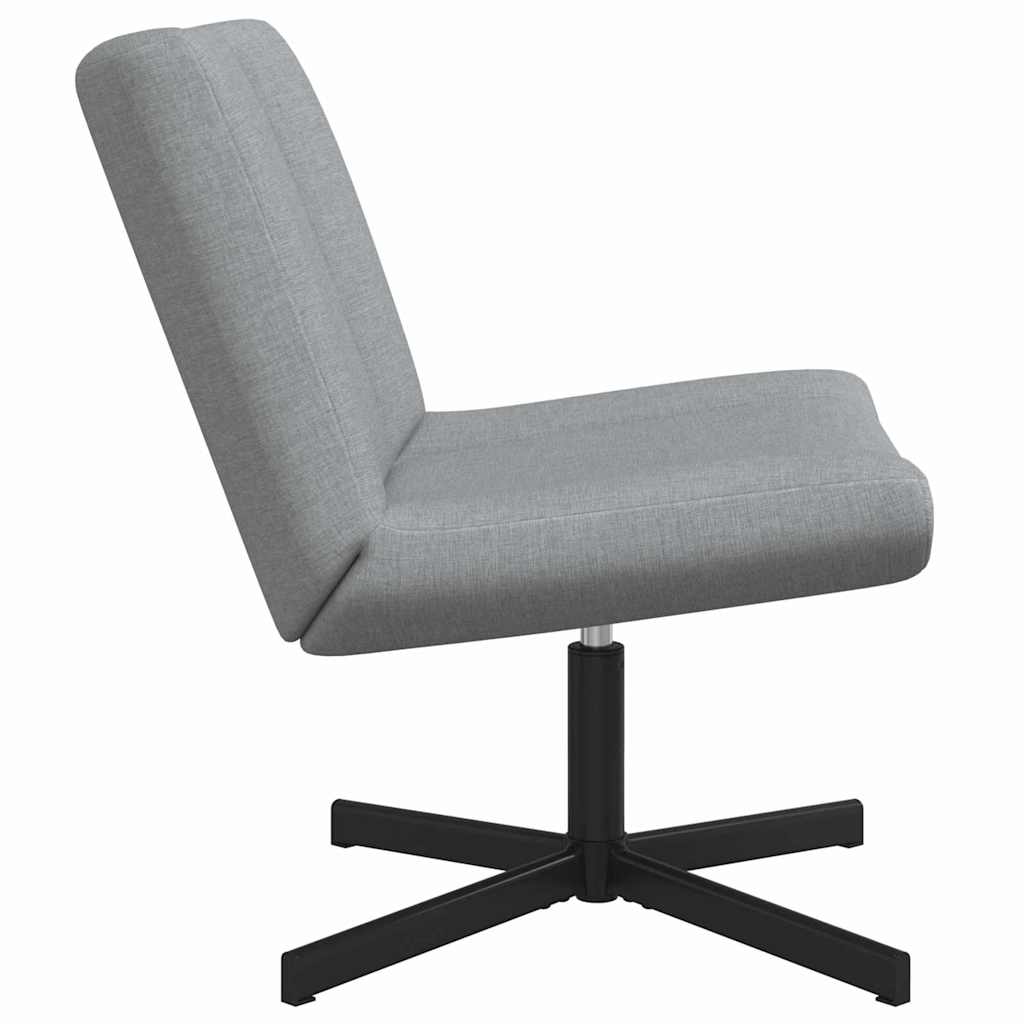Chaise pivotante Gris clair 63 x 75 x 76 cm tissu - XIOS