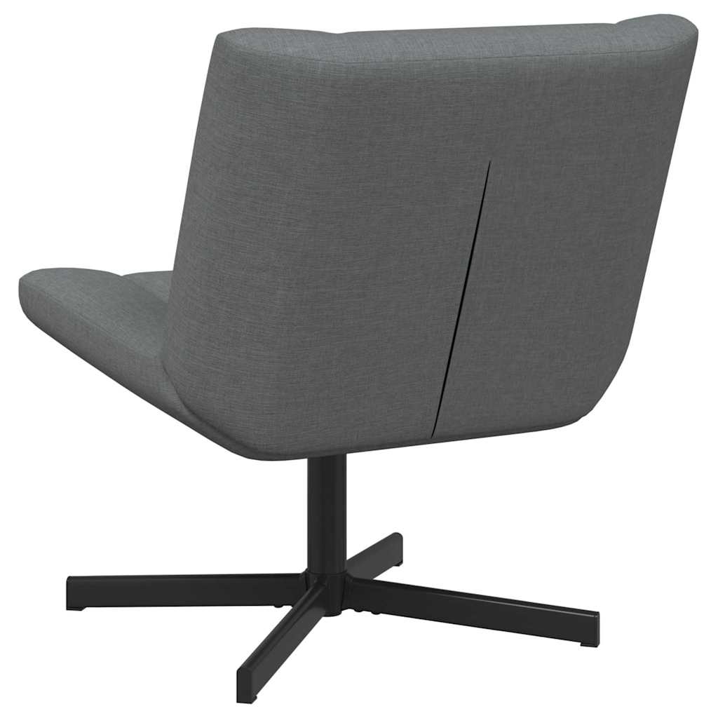 Chaise pivotante Gris foncé 63 x 75 x 76 cm tissu - XIOS