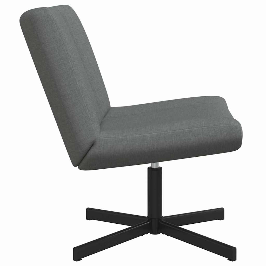 Chaise pivotante Gris foncé 63 x 75 x 76 cm tissu - XIOS