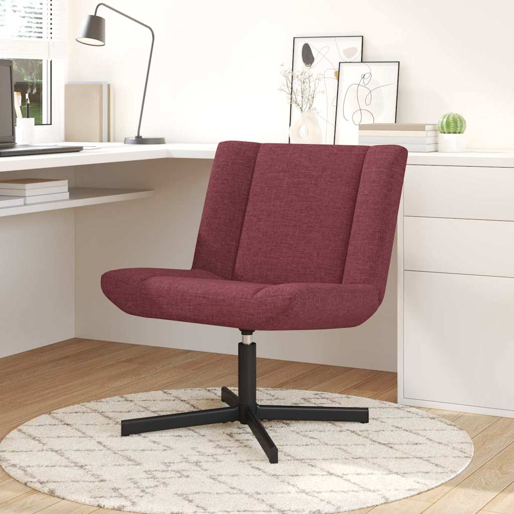 Chaise pivotante Bordeaux 63 x 75 x 76 cm tissu - XIOS