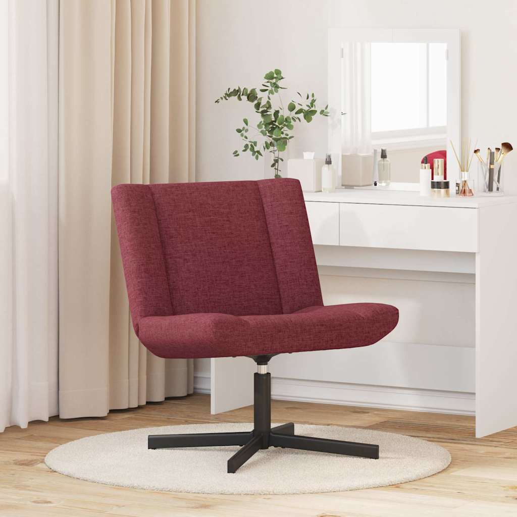 Chaise pivotante Bordeaux 63 x 75 x 76 cm tissu - XIOS