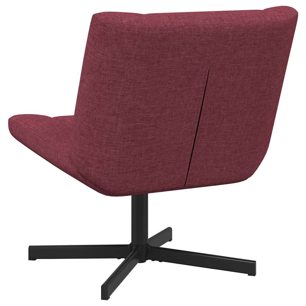 Chaise pivotante Bordeaux 63 x 75 x 76 cm tissu - XIOS