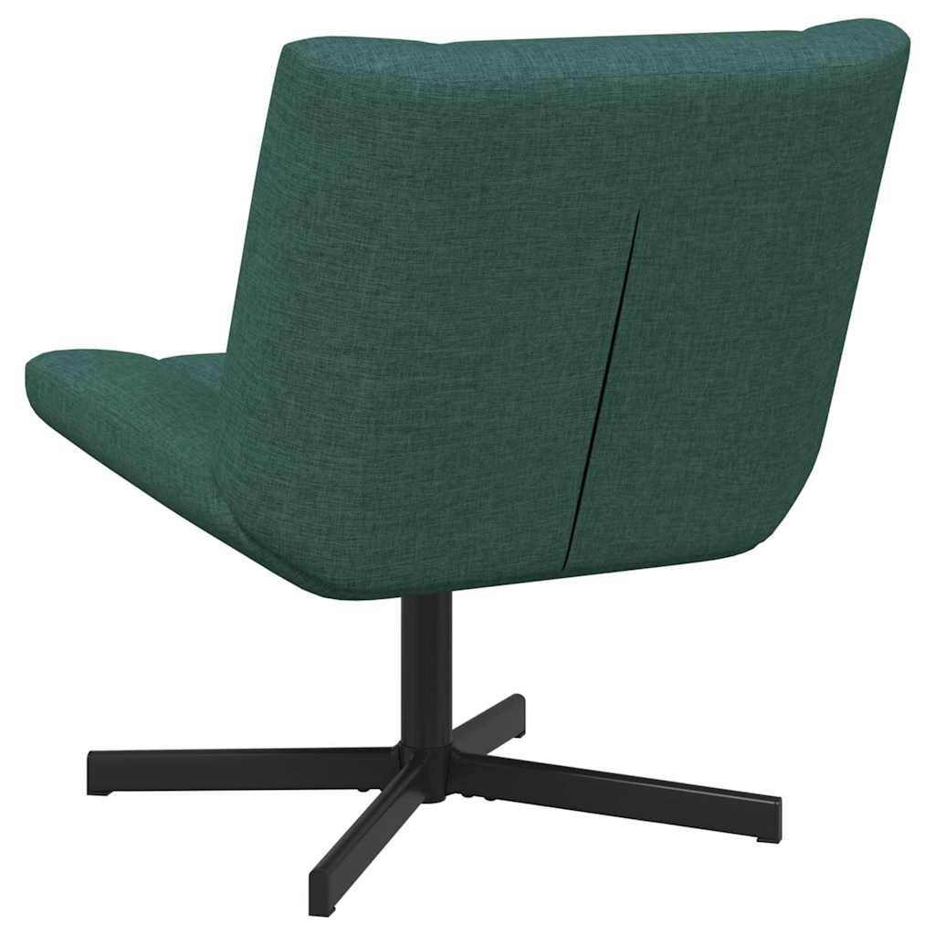 Chaise pivotante Vert foncé 63 x 75 x 76 cm tissu - XIOS