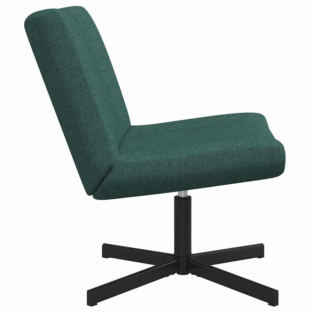 Chaise pivotante Vert foncé 63 x 75 x 76 cm tissu - XIOS