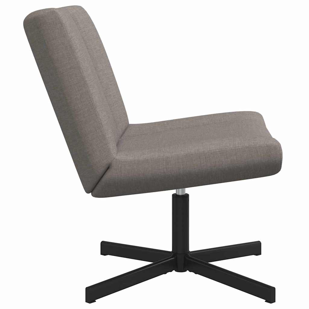 Chaise pivotante Taupe 63 x 75 x 76 cm tissu - XIOS