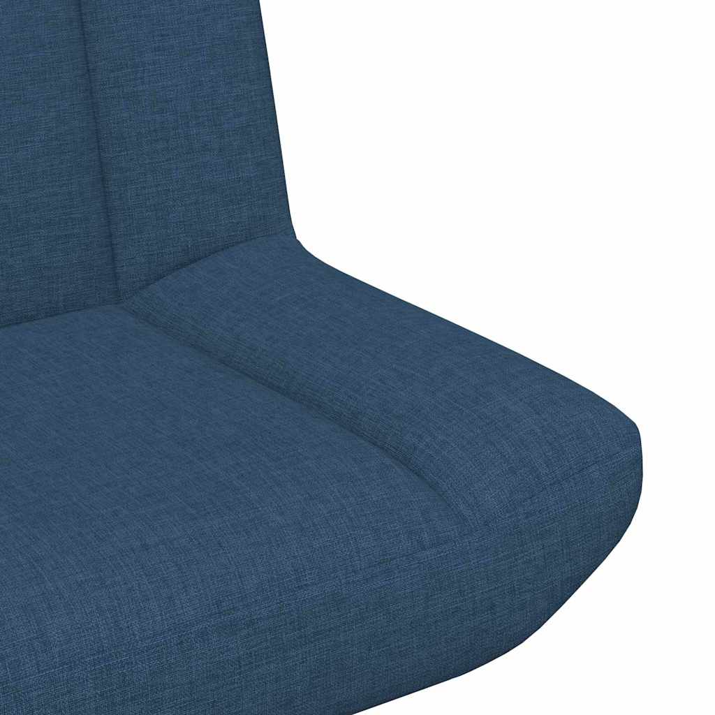 Chaise pivotante Bleu 63 x 75 x 76 cm tissu - XIOS