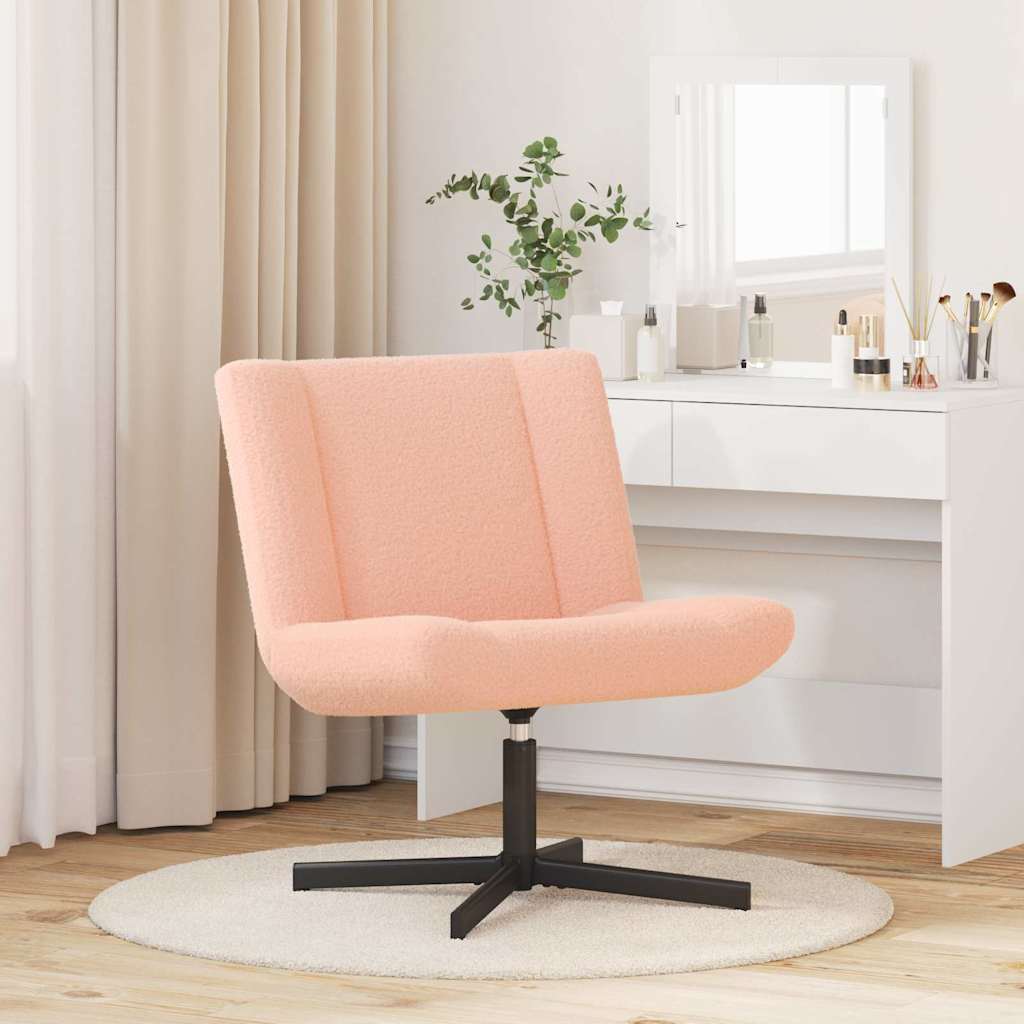 Chaise pivotante Rose 63 x 75 x 76 cm Peau de mouton - XIOS
