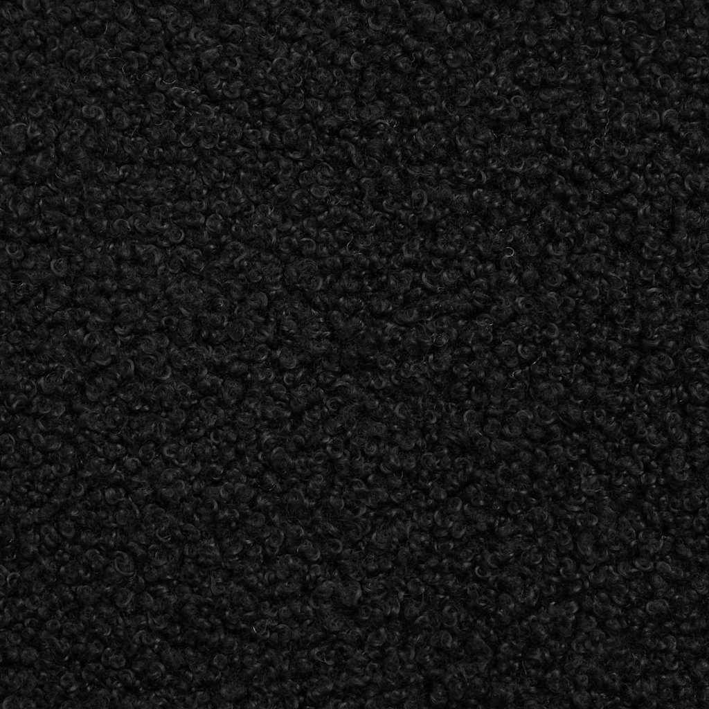 Chaise pivotante Noir 63 x 75 x 76 cm Peau de mouton - XIOS