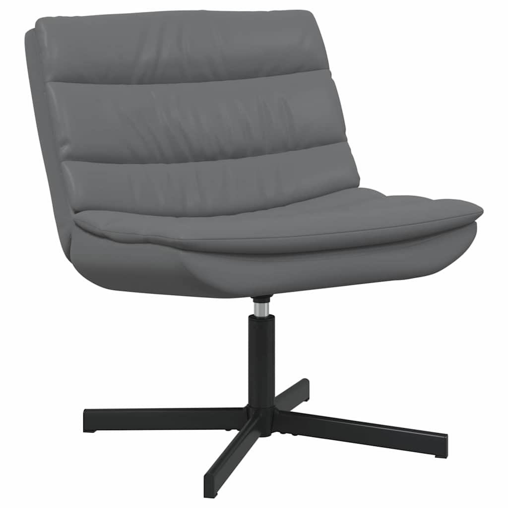 Chaise pivotante Gris 63 x 75 x 76 cm PU - XIOS