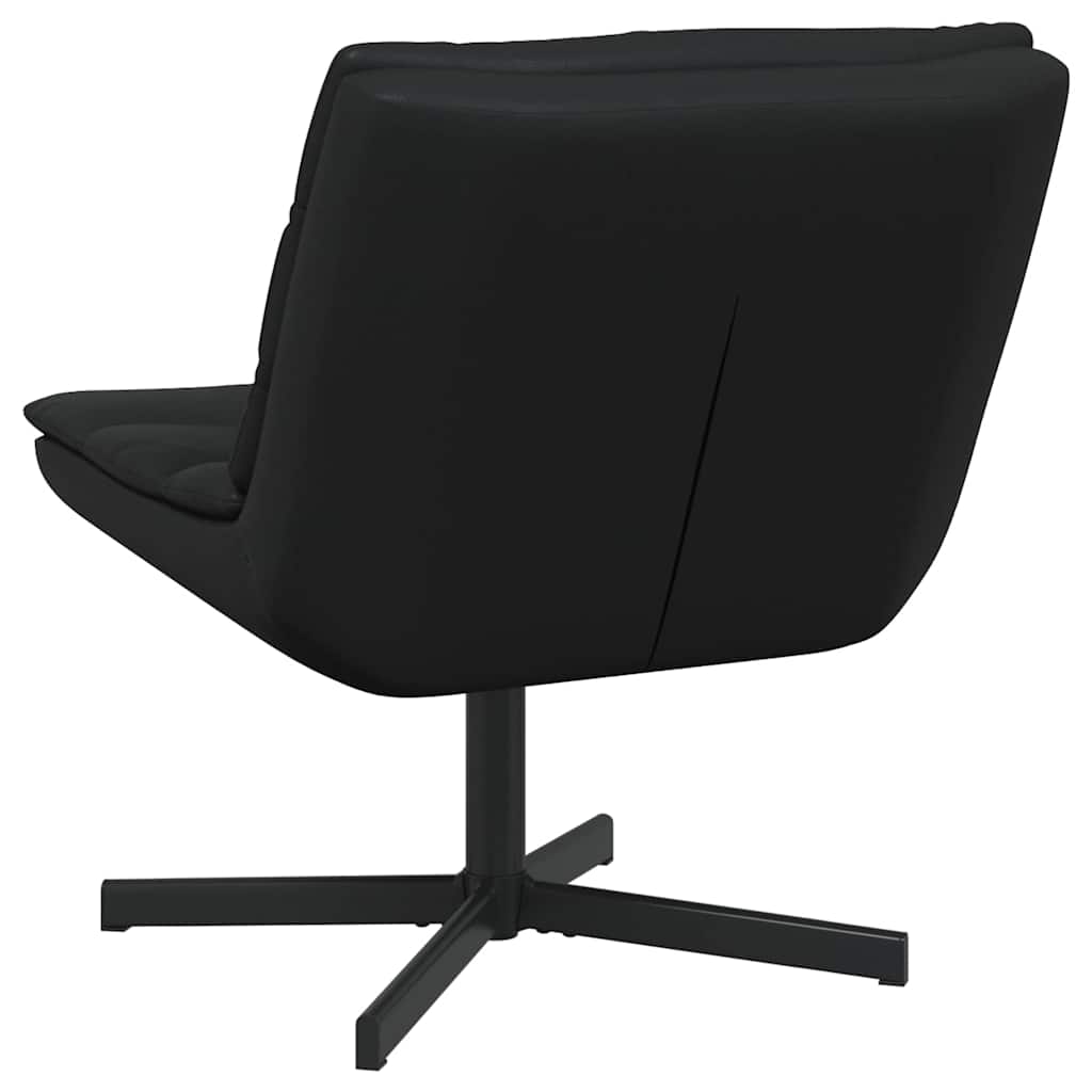 Chaise pivotante Noir 63 x 75 x 76 cm PU brillant - XIOS