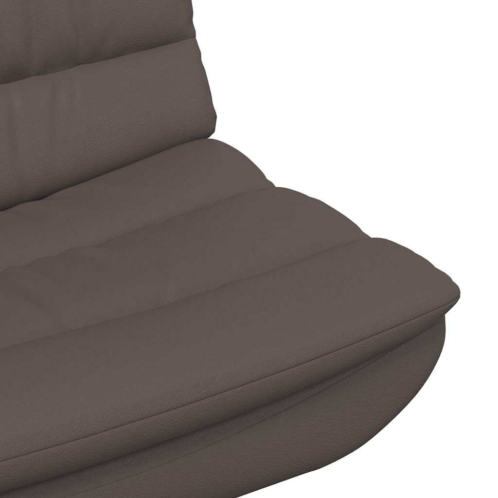 Chaise pivotante Marron 63 x 75 x 76 cm PU brillant - XIOS