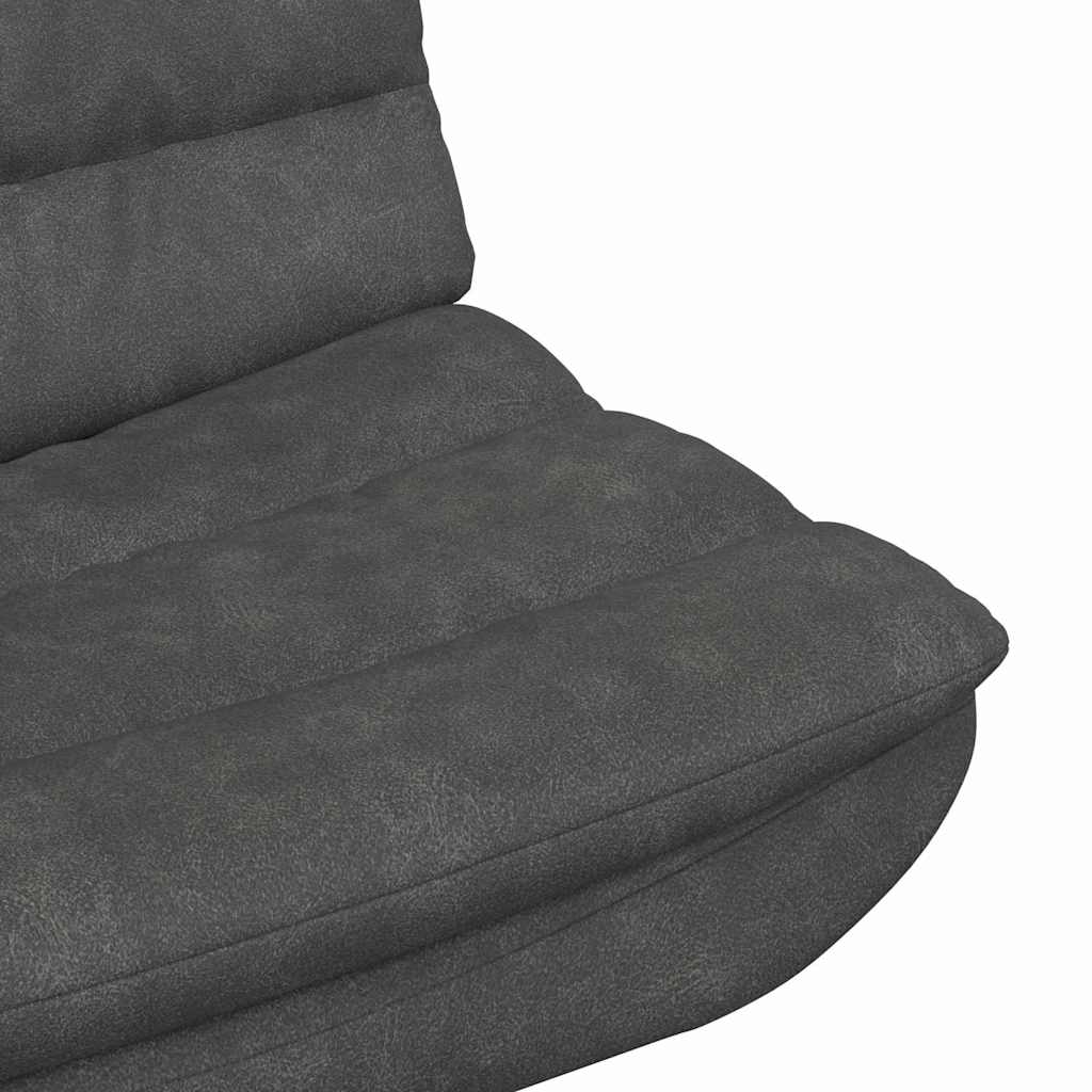 Chaise pivotante Noir 63 x 75 x 76 cm PU brillant - XIOS