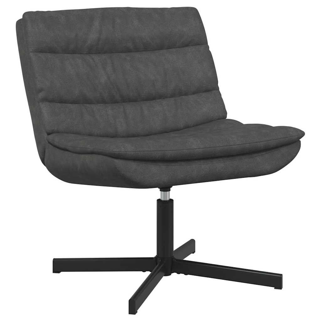 Chaise pivotante Noir 63 x 75 x 76 cm PU brillant - XIOS