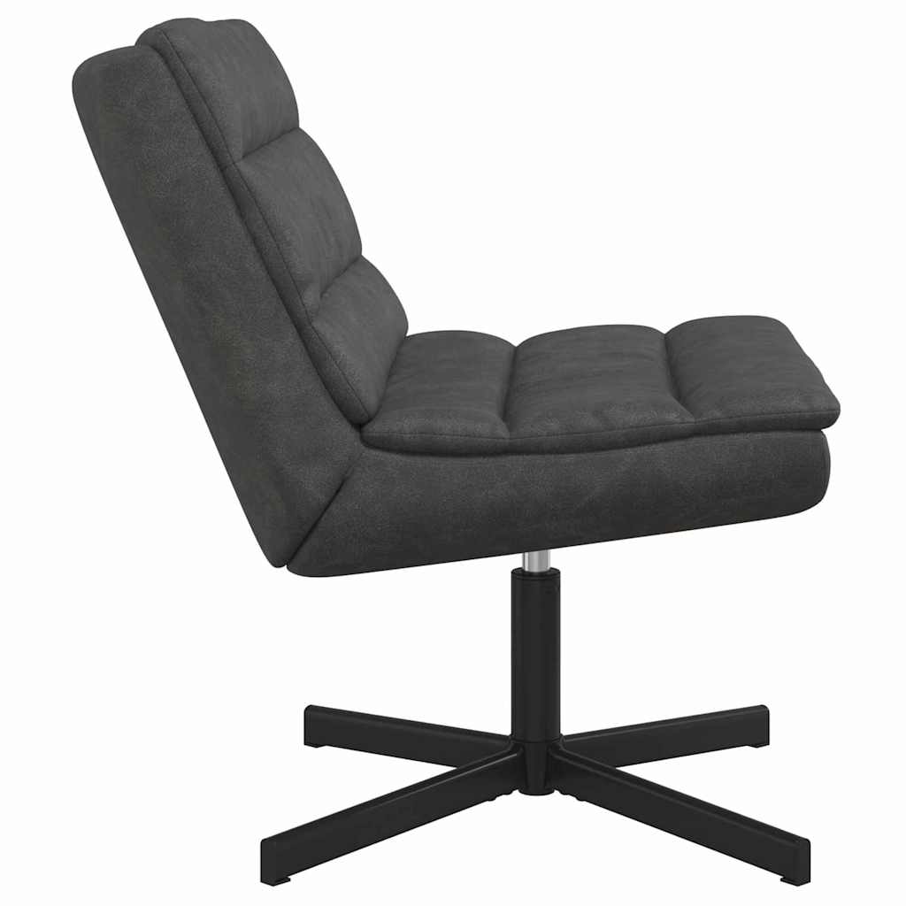 Chaise pivotante Noir 63 x 75 x 76 cm PU brillant - XIOS