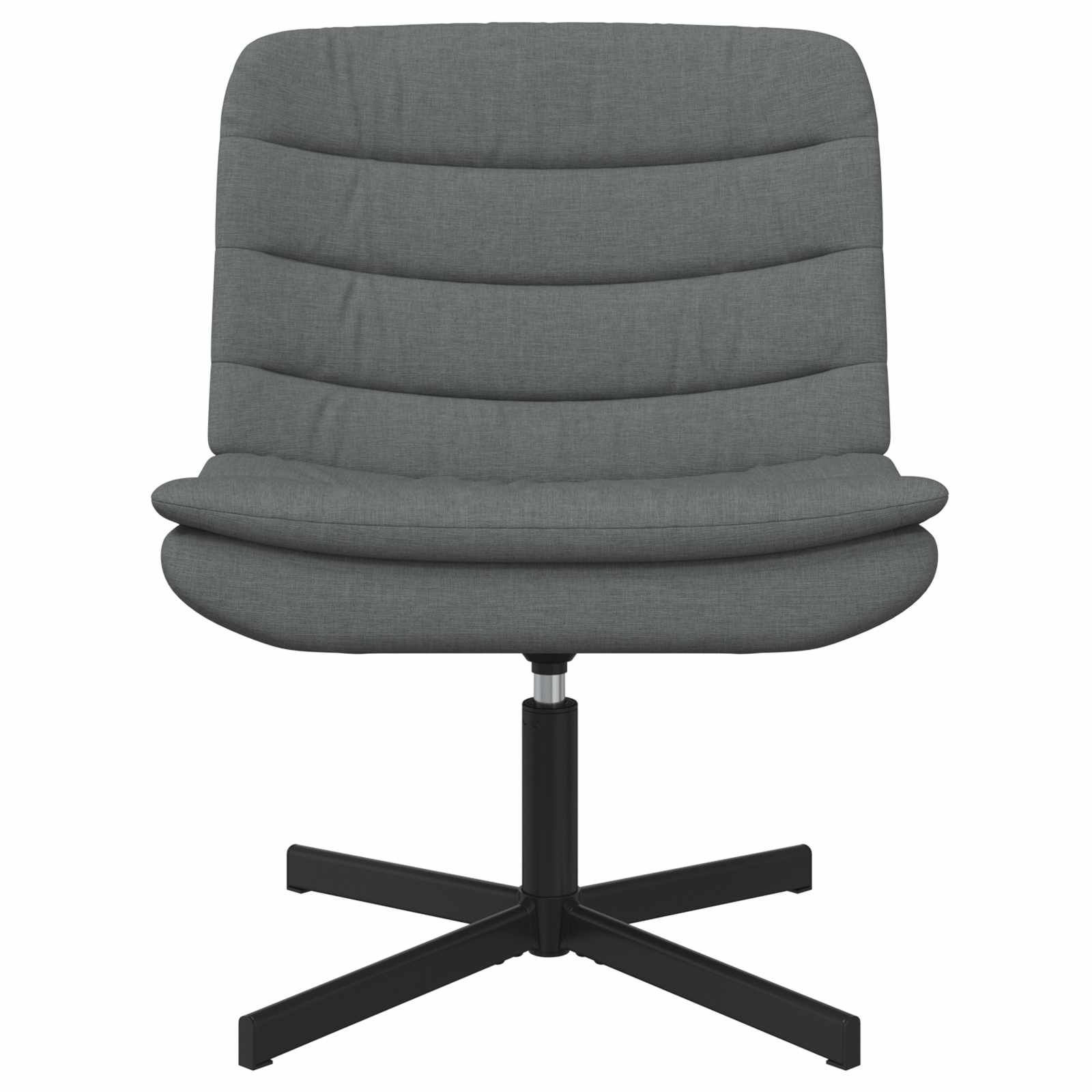Chaise pivotante Gris foncé 63 x 75 x 76 cm tissu - XIOS