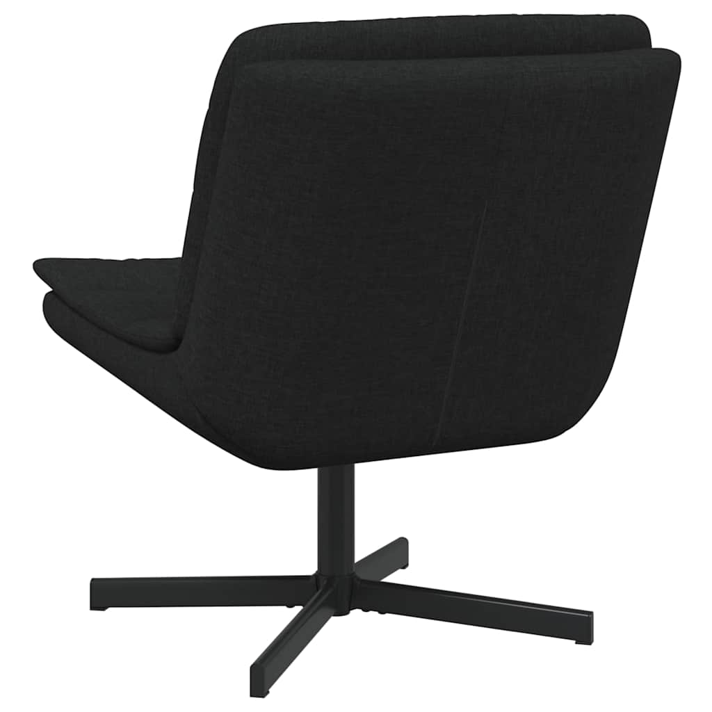 Chaise pivotante Noir 63 x 75 x 76 cm tissu - XIOS