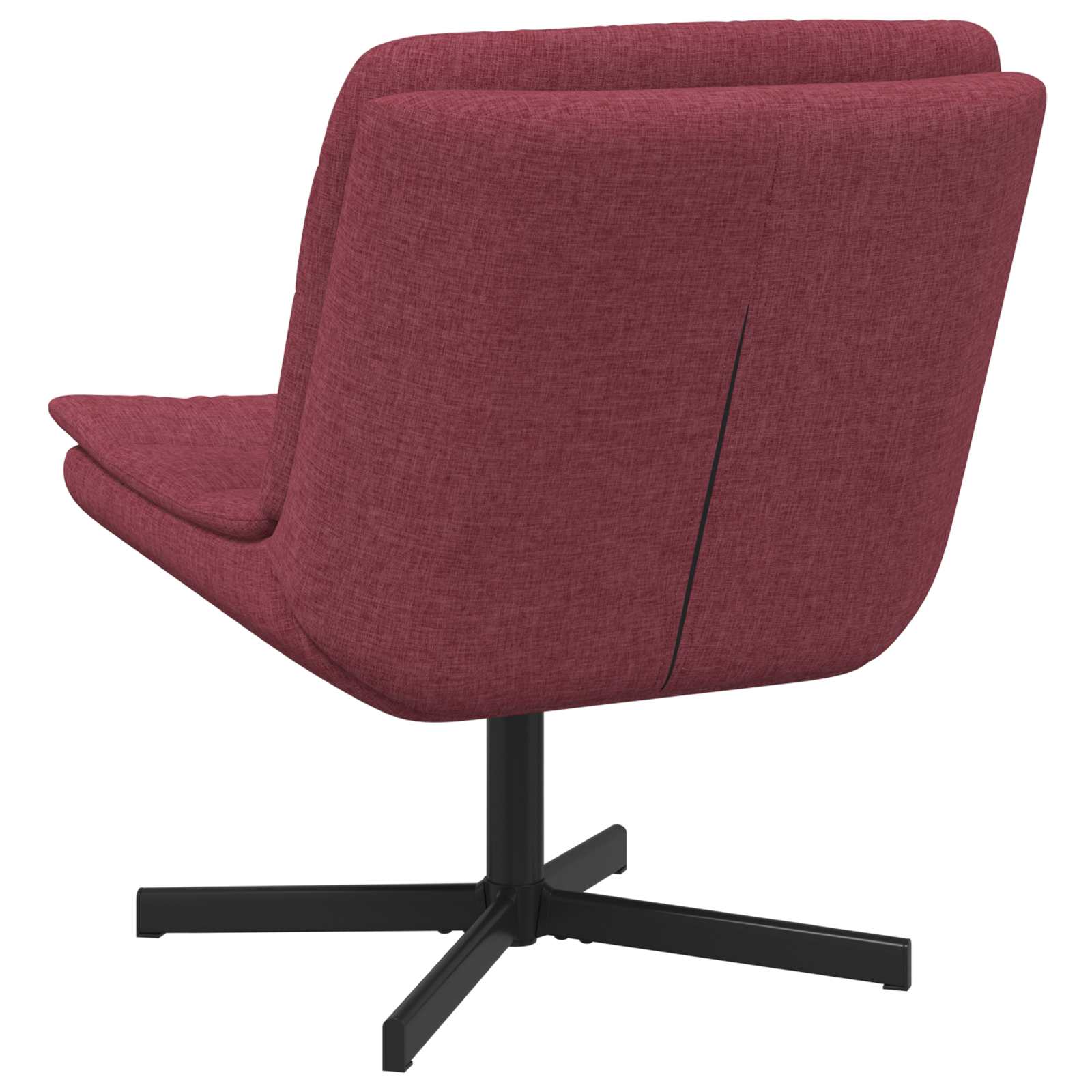 Chaise pivotante Bordeaux 63 x 75 x 76 cm tissu - XIOS
