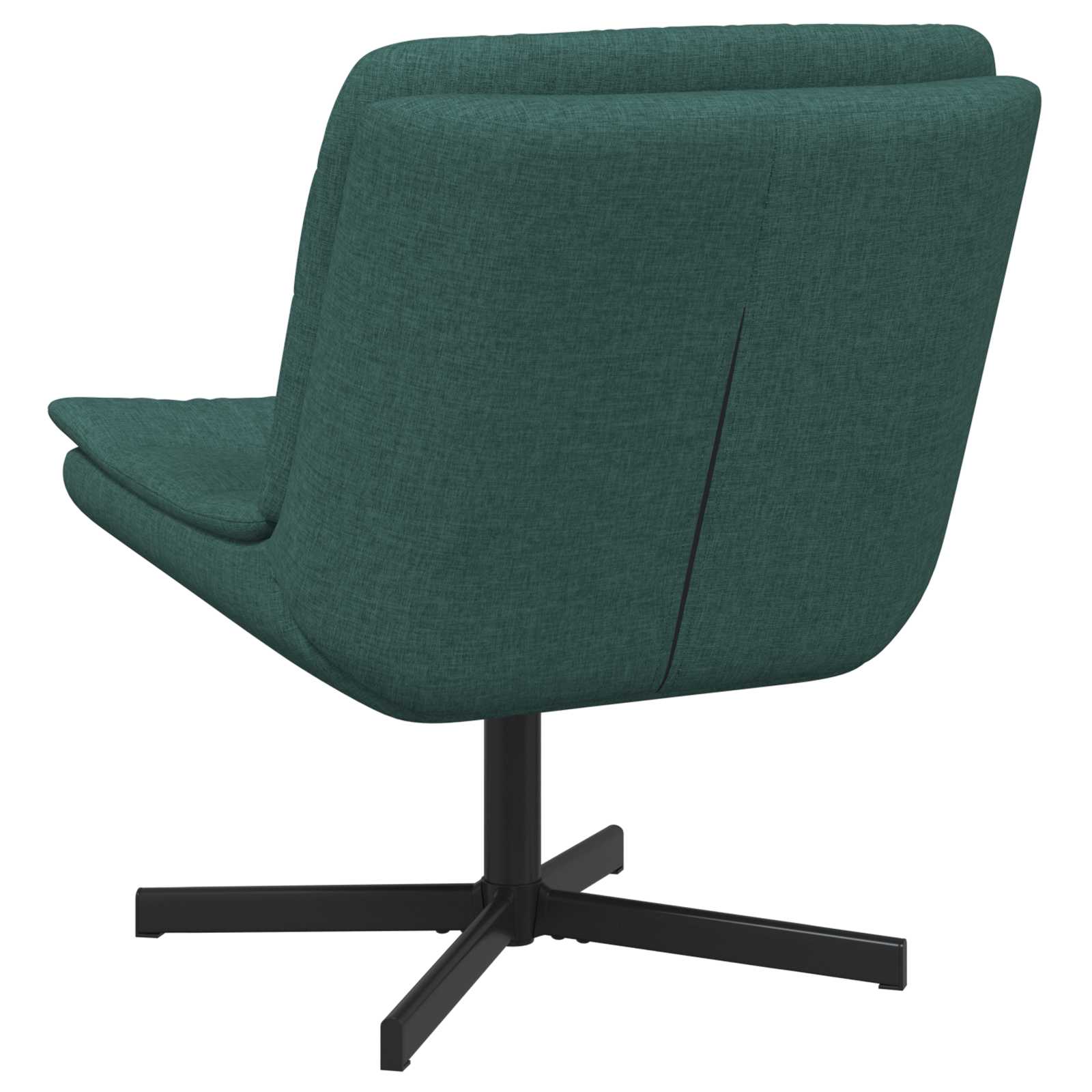 Chaise pivotante Vert foncé 63 x 75 x 76 cm tissu - XIOS
