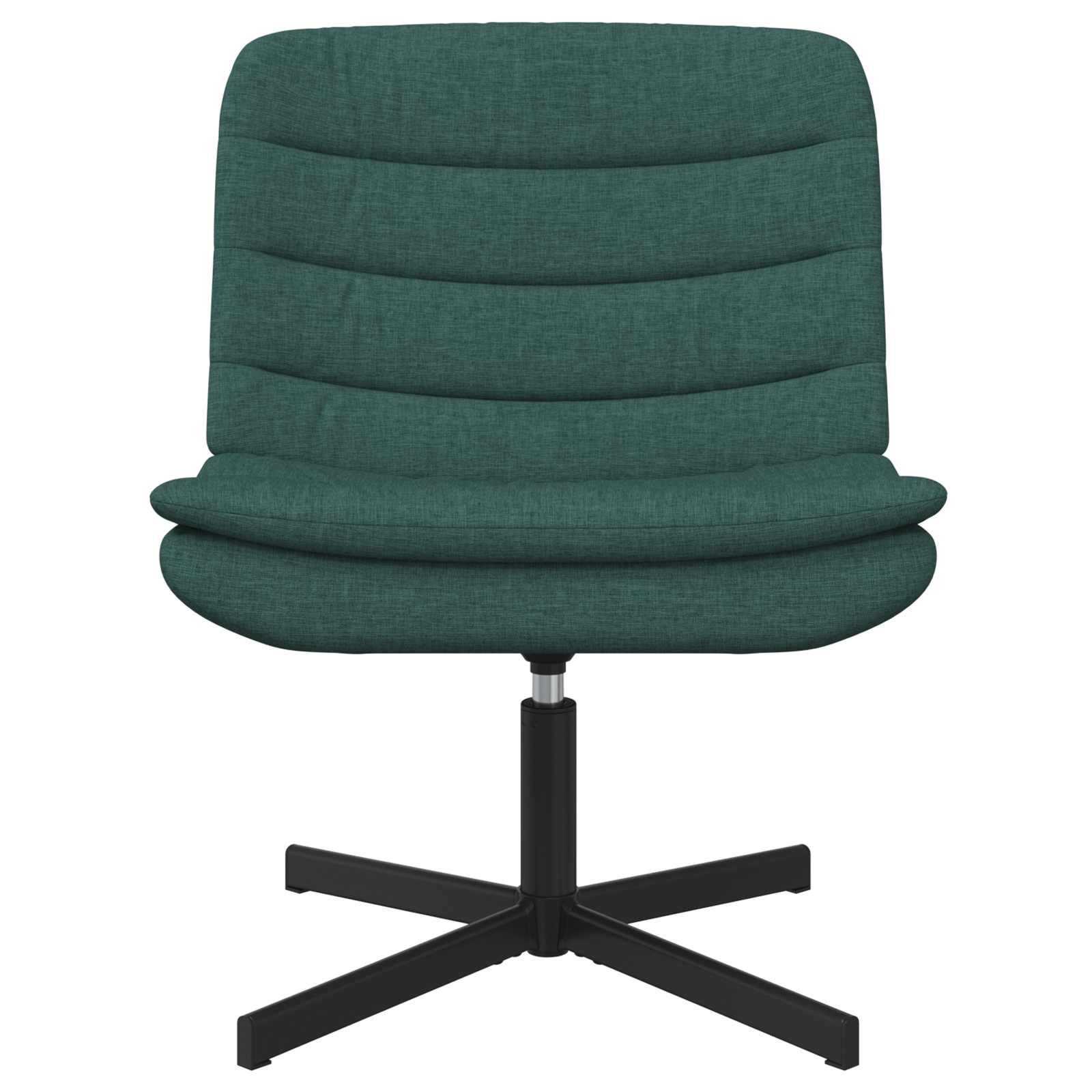 Chaise pivotante Vert foncé 63 x 75 x 76 cm tissu - XIOS