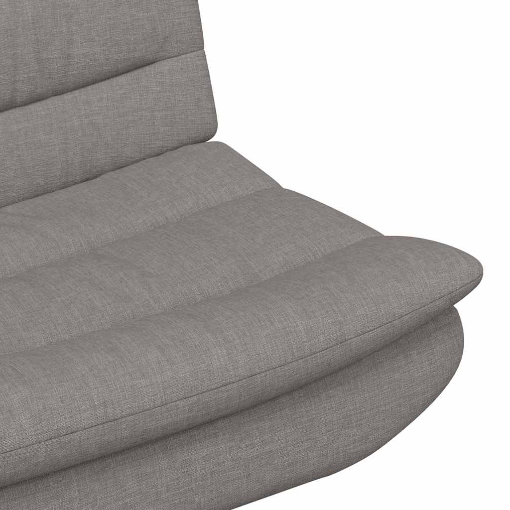 Chaise pivotante Taupe 63 x 75 x 76 cm tissu - XIOS