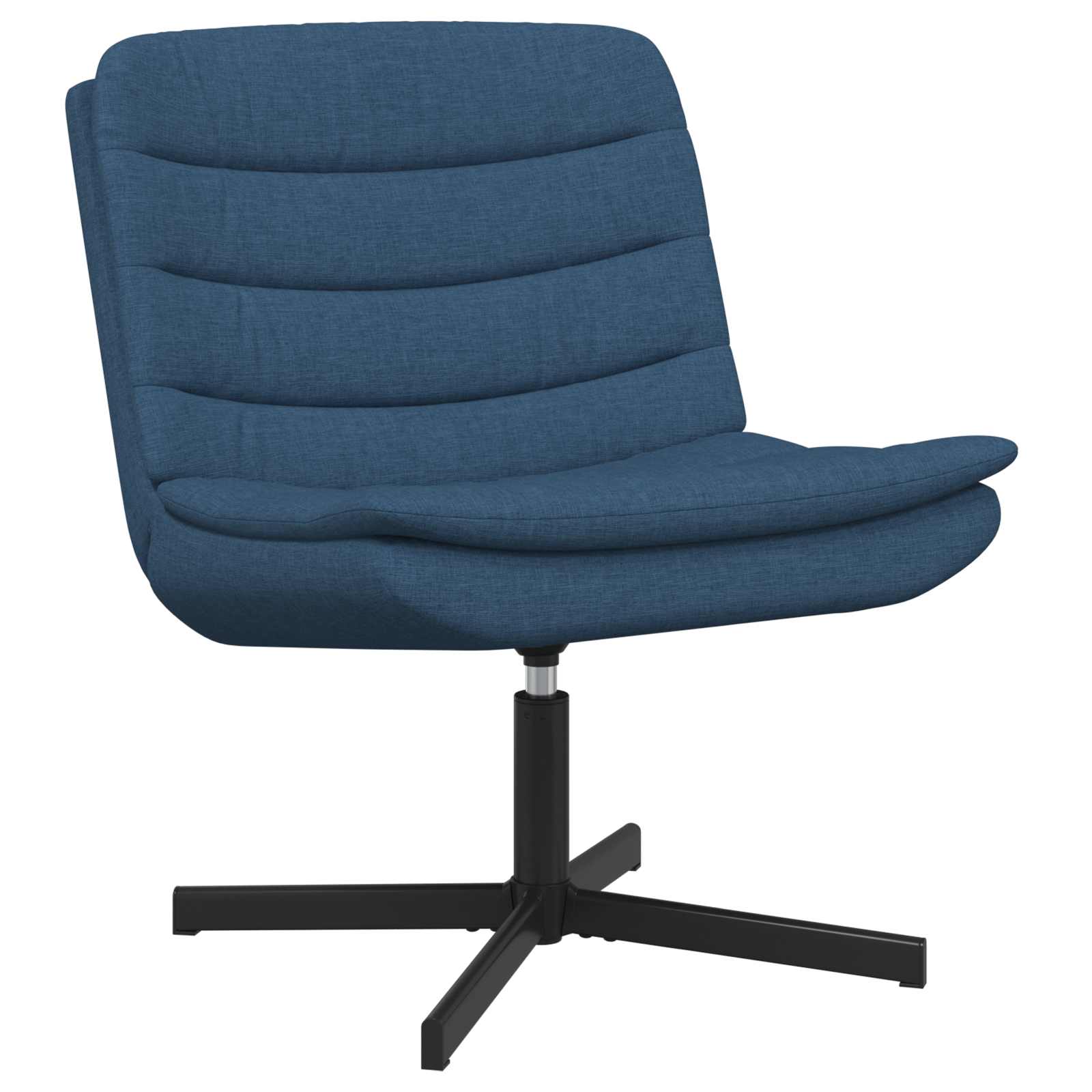 Chaise pivotante Bleu 63 x 75 x 76 cm tissu - XIOS