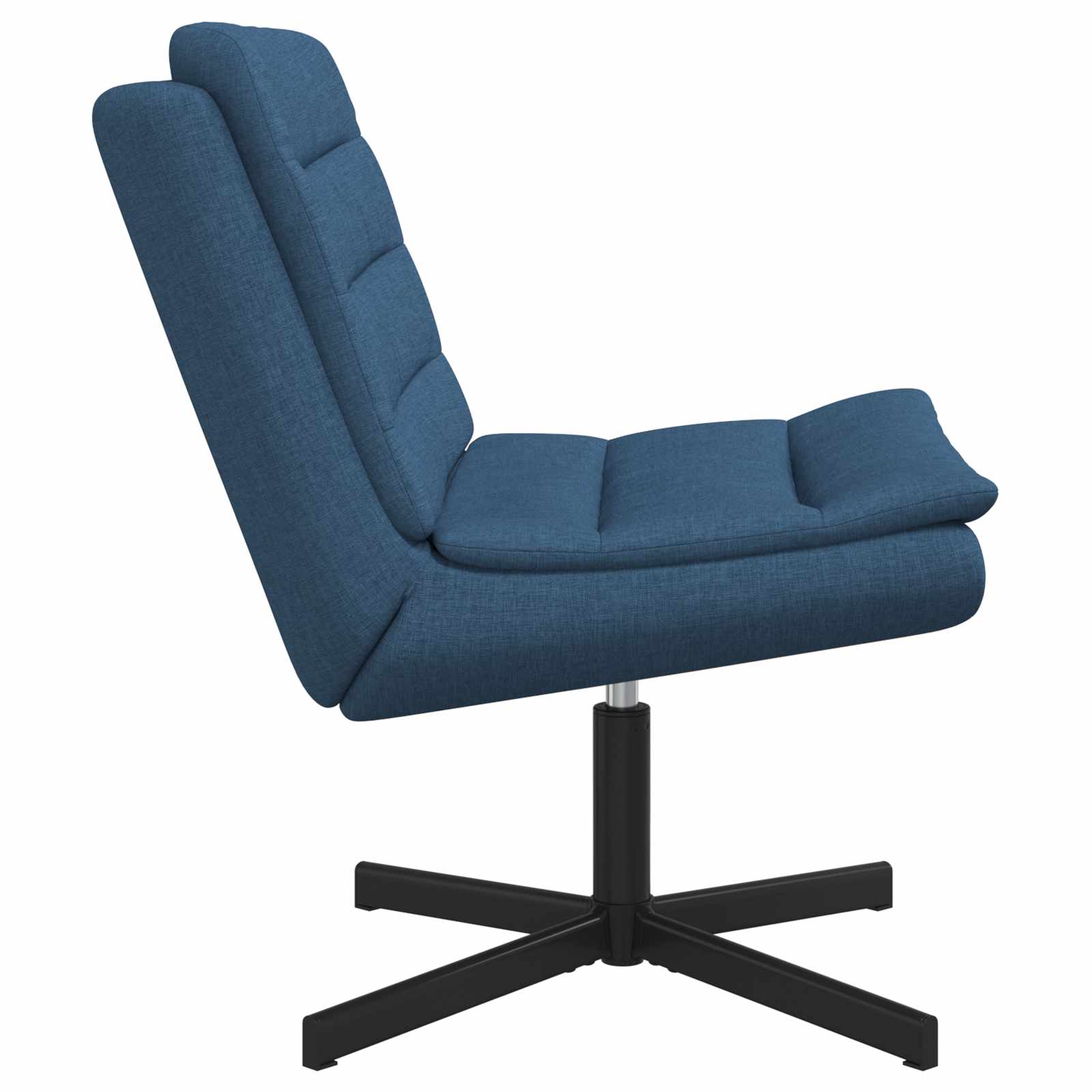 Chaise pivotante Bleu 63 x 75 x 76 cm tissu - XIOS