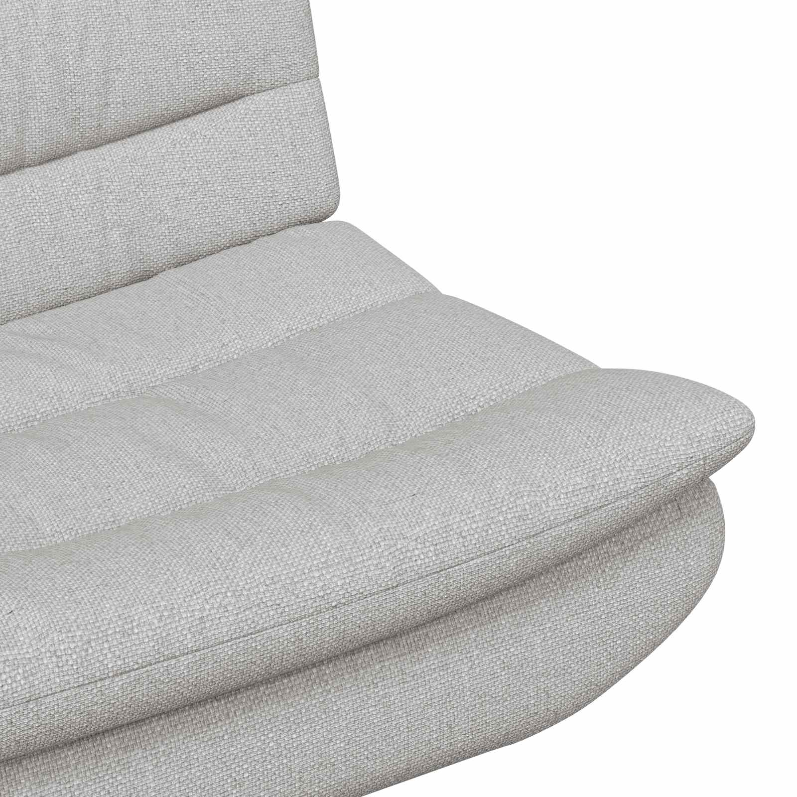 Chaise pivotante Gris nuage 63 x 75 x 76 cm tissu - XIOS