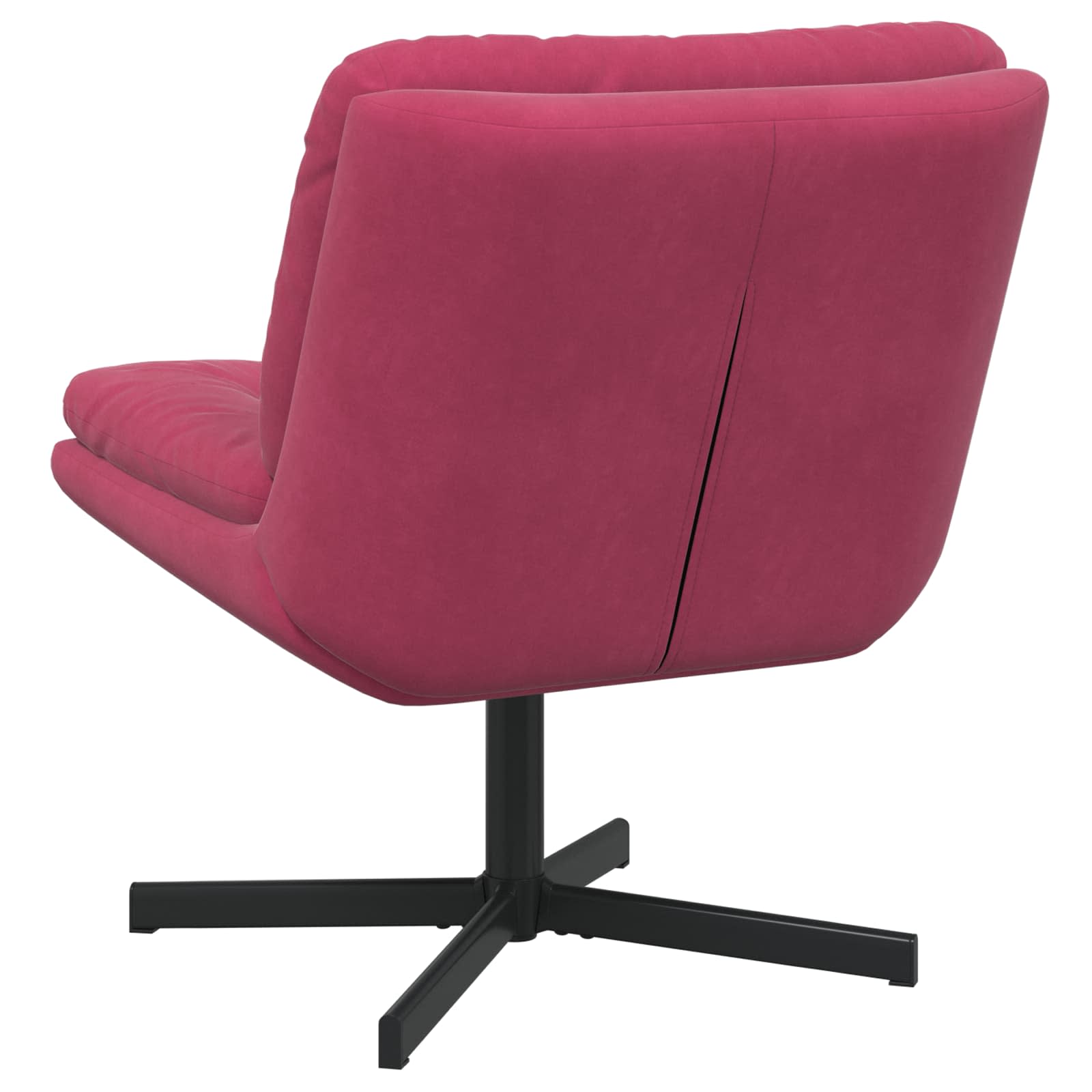 Fauteuil relaxant pivotant Bordeaux 63 x 75 x 76 cm Velours - XIOS