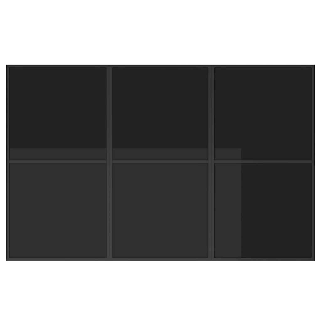 Ensemble de salle à manger pour jardin 7 pc Noir Acier - XIOS