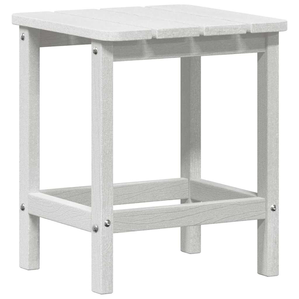 Ensemble de salon de jardin 3 pcs Blanc HDPE